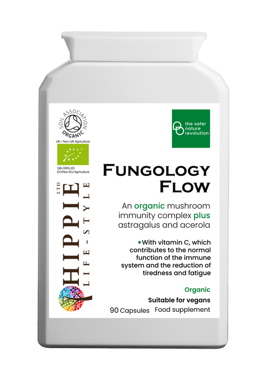 Hippie life UK, the crystal, spiritual and natural holistic health gift shop presents HIPPIE Fungology Flow Organic (Vegan), , HIPPIE Life UK, , , , , .