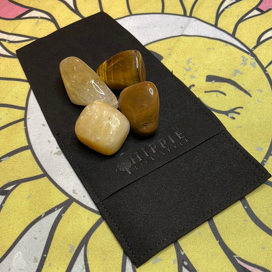 Hippie life UK, the crystal, spiritual and natural holistic health gift shop presents Solar Plexus Chakra Healing Crystal Pack, , HIPPIE Life UK, , , , , .