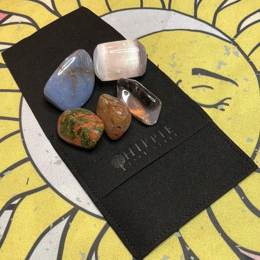 Hippie life UK, the crystal, spiritual and natural holistic health gift shop presents Meditation Enhancement Healing Crystal Pack, , HIPPIE Life UK, , , , , .