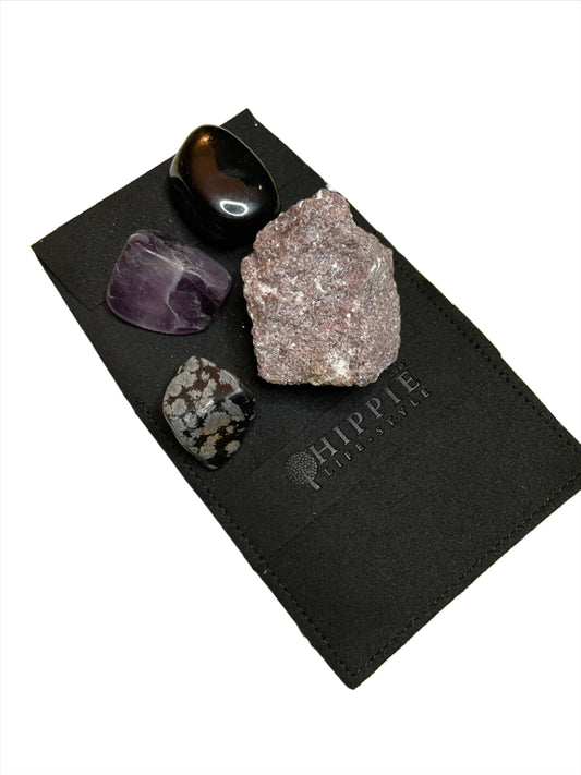 Hippie life UK, the crystal, spiritual and natural holistic health gift shop presents Anxiety Soother Healing Crystal Pack, , HIPPIE Life UK, , , , , .