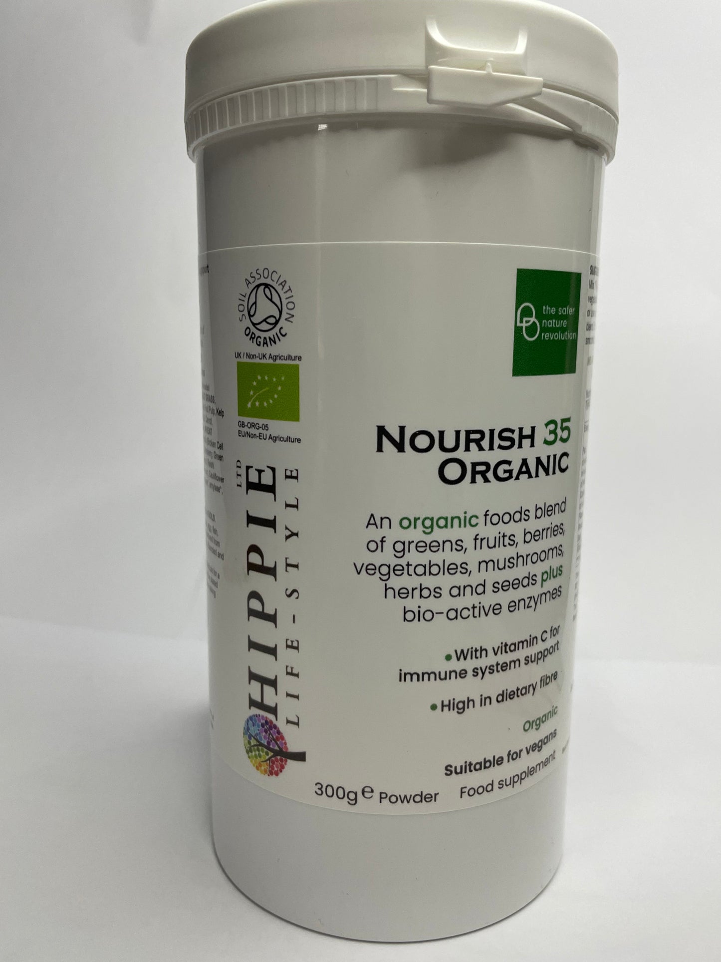 Hippie life UK, the crystal, spiritual and natural holistic health gift shop presents HIPPIE Nourish 35 Organic Powder, powder, HIPPIE Life UK, , , , , .